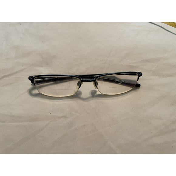 Oakley Clubface OX3102-0154 Polished Black Half Rim Eyeglasses Frames 54-17 143 - Picture 1 of 7